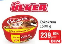 ÜLKER ÇOKOKREM 1500 G